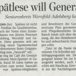 Zeitungsartikel_mit_dem_titel_Spaetlese_will_Generationen_zusammenbringen